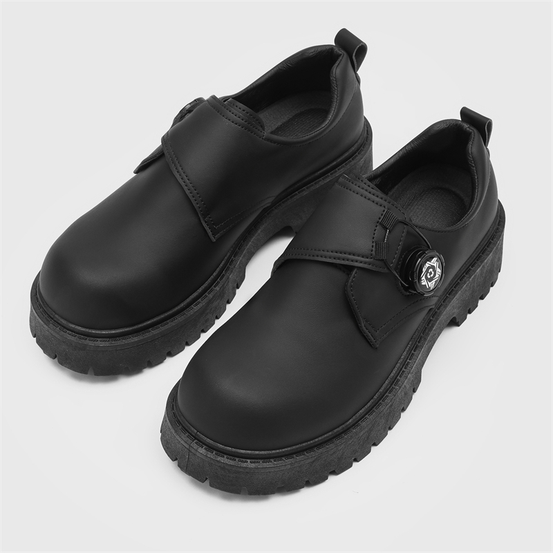 Pantofi sport pentru bărbați cu talpă groasă, model Cos Comic Con, 8 cm, casual, mari, din piele, cu cizme Martin ascunse pentru creșterea înălțimii