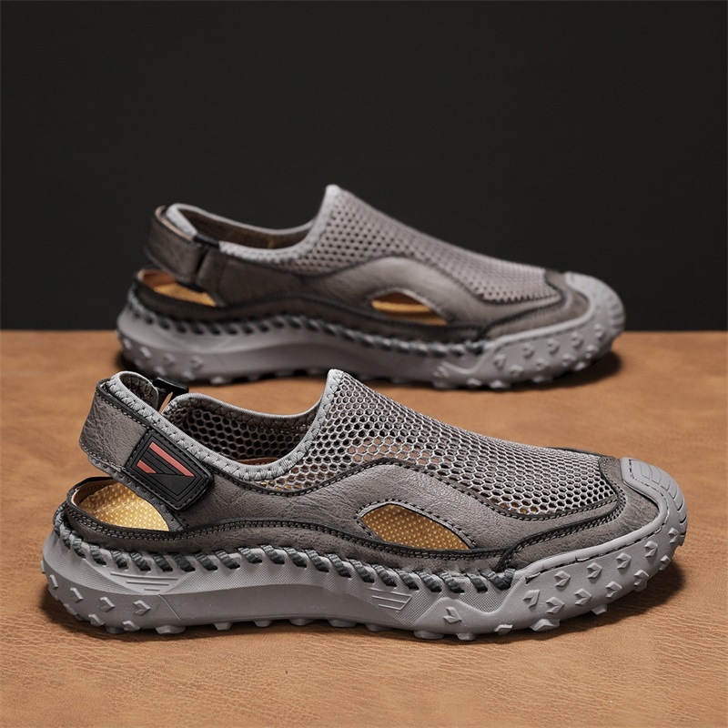 „AliExpress“ vyriški madingi laisvalaikio bateliai, didelio dydžio basutės, 2025 m. vasaros itin pluošto odiniai batai, didmeninė prekyba.