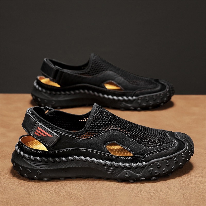 „AliExpress“ vyriški madingi laisvalaikio bateliai, didelio dydžio basutės, 2025 m. vasaros itin pluošto odiniai batai, didmeninė prekyba.