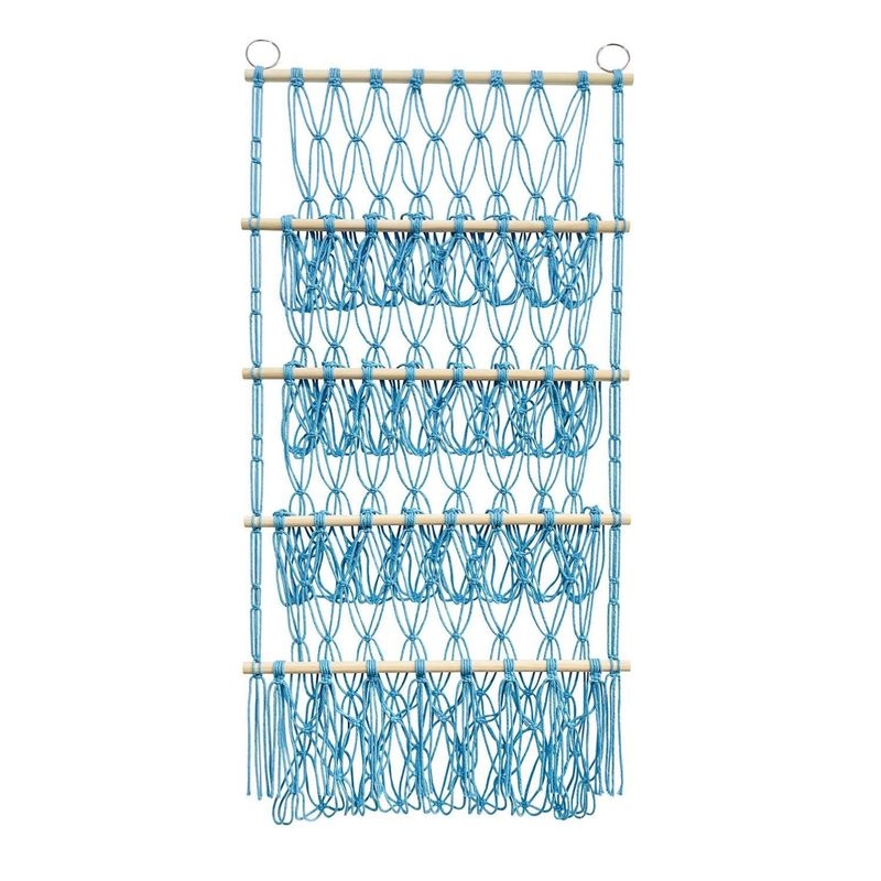 Pliušinė lėlių laikymo sienelė, skandinaviško stiliaus, austas dvisluoksnis laikymo stovas, paprastas dekoratyvinis žaislų tinklelio maišelis, pakabinamas dekoravimas