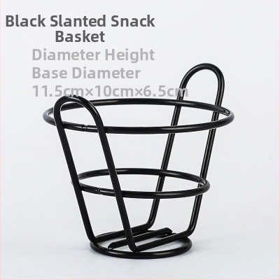 Amerikietiško stiliaus kūrybingi stalo įrankiai, geležiniai kepti užkandžių krepšeliai, bulvyčių fri krepšeliai, kepti krepšeliai, desertui skirti kepti viščiukai, duonos krepšeliai, lėkščių indai