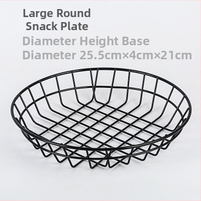 Amerikietiško stiliaus kūrybingi stalo įrankiai, geležiniai kepti užkandžių krepšeliai, bulvyčių fri krepšeliai, kepti krepšeliai, desertui skirti kepti viščiukai, duonos krepšeliai, lėkščių indai