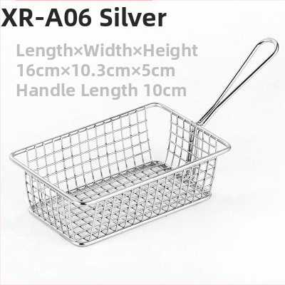 Amerikietiško stiliaus kūrybingi stalo įrankiai, geležiniai kepti užkandžių krepšeliai, bulvyčių fri krepšeliai, kepti krepšeliai, desertui skirti kepti viščiukai, duonos krepšeliai, lėkščių indai