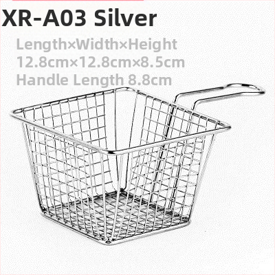 Amerikietiško stiliaus kūrybingi stalo įrankiai, geležiniai kepti užkandžių krepšeliai, bulvyčių fri krepšeliai, kepti krepšeliai, desertui skirti kepti viščiukai, duonos krepšeliai, lėkščių indai