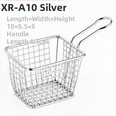 Amerikietiško stiliaus kūrybingi stalo įrankiai, geležiniai kepti užkandžių krepšeliai, bulvyčių fri krepšeliai, kepti krepšeliai, desertui skirti kepti viščiukai, duonos krepšeliai, lėkščių indai