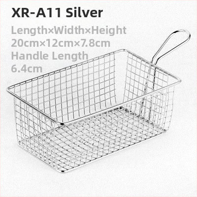 Amerikietiško stiliaus kūrybingi stalo įrankiai, geležiniai kepti užkandžių krepšeliai, bulvyčių fri krepšeliai, kepti krepšeliai, desertui skirti kepti viščiukai, duonos krepšeliai, lėkščių indai