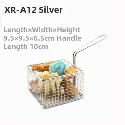 Amerikietiško stiliaus kūrybingi stalo įrankiai, geležiniai kepti užkandžių krepšeliai, bulvyčių fri krepšeliai, kepti krepšeliai, desertui skirti kepti viščiukai, duonos krepšeliai, lėkščių indai