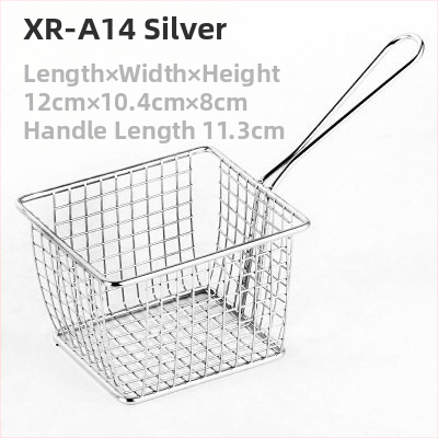 Amerikietiško stiliaus kūrybingi stalo įrankiai, geležiniai kepti užkandžių krepšeliai, bulvyčių fri krepšeliai, kepti krepšeliai, desertui skirti kepti viščiukai, duonos krepšeliai, lėkščių indai