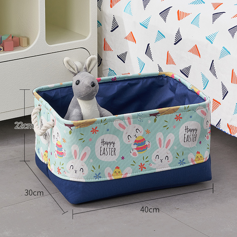 Mänguasjade hoiukast, koomiksikangast, laste nukkude hoiukorv, suur paksendatud hoiutünn, beebitarvete hoiukott