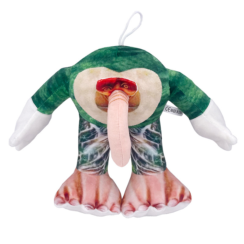 Piiriülene uus Tung Tung Sahur Ameerika mägede ja merede paroodia plush-nukk