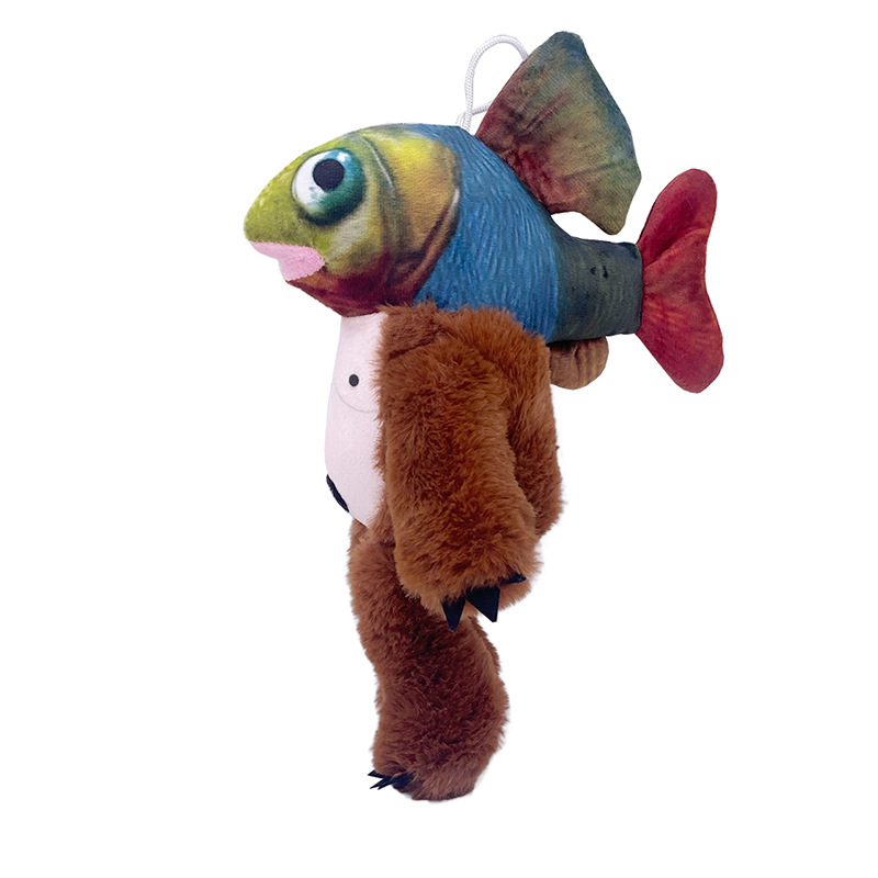 Piiriülene uus Tung Tung Sahur Ameerika mägede ja merede paroodia plush-nukk