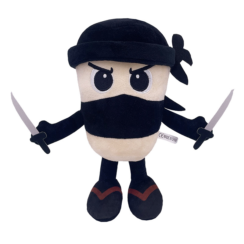 Piiriülene uus Tung Tung Sahur Ameerika mägede ja merede paroodia plush-nukk