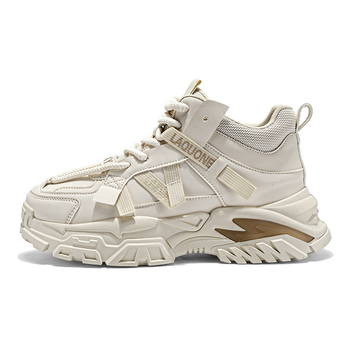 Sügis- ja talvised kõrge säärega meeste kingad, 10 cm kõrgused vabaaja Torre kingad, nähtamatu sisemine kõrgendus, universaalsed kulumiskindlad platvormkingad