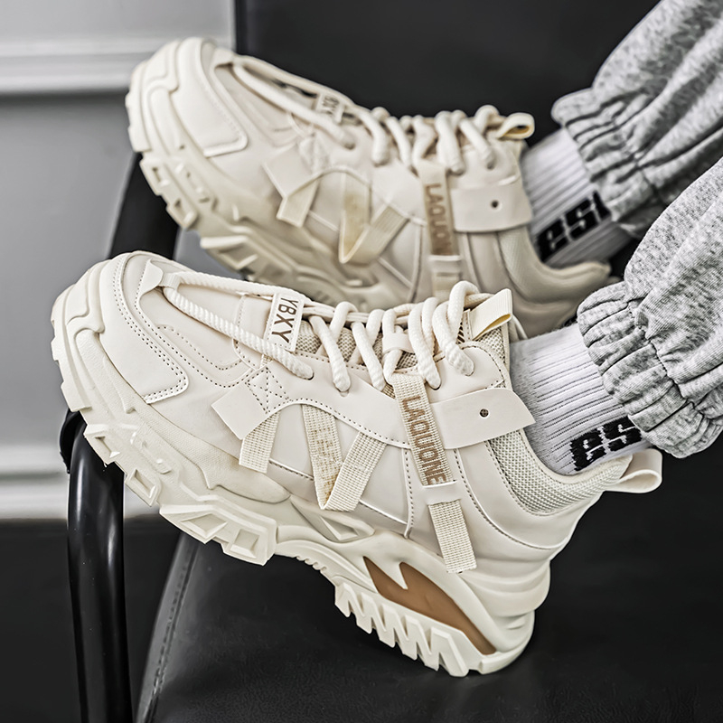 Sügis- ja talvised kõrge säärega meeste kingad, 10 cm kõrgused vabaaja Torre kingad, nähtamatu sisemine kõrgendus, universaalsed kulumiskindlad platvormkingad