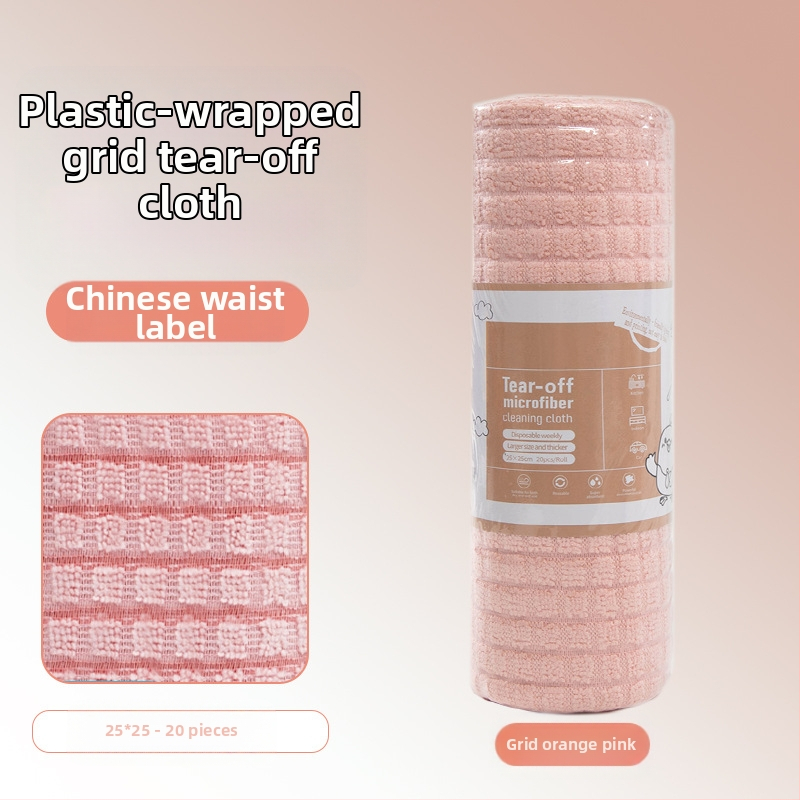 Ръчно късаща се удебелена абсорбираща маслоабсорбираща кърпа за почистване на кухня, домакинска микрофибърна ламинирана щампована кърпа за ръчно късане
