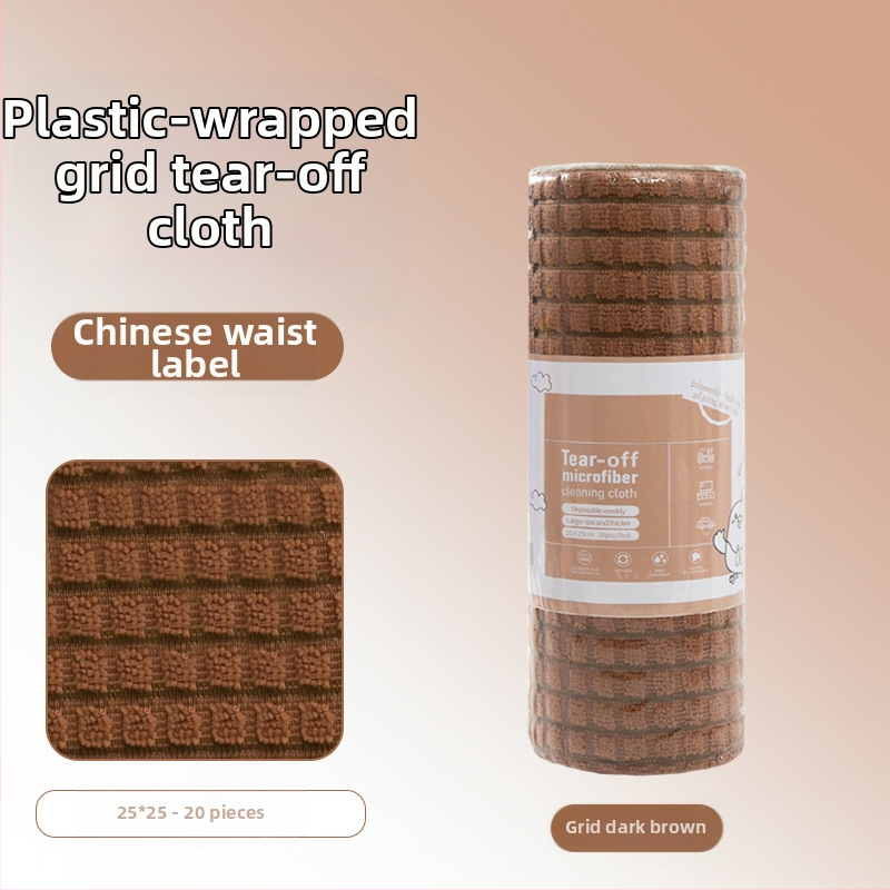 Ръчно късаща се удебелена абсорбираща маслоабсорбираща кърпа за почистване на кухня, домакинска микрофибърна ламинирана щампована кърпа за ръчно късане
