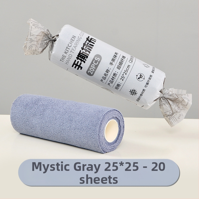 Ръчно късаща се удебелена абсорбираща маслоабсорбираща кърпа за почистване на кухня, домакинска микрофибърна ламинирана щампована кърпа за ръчно късане