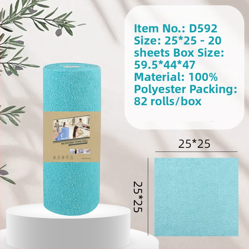 Ръчно късаща се удебелена абсорбираща маслоабсорбираща кърпа за почистване на кухня, домакинска микрофибърна ламинирана щампована кърпа за ръчно късане