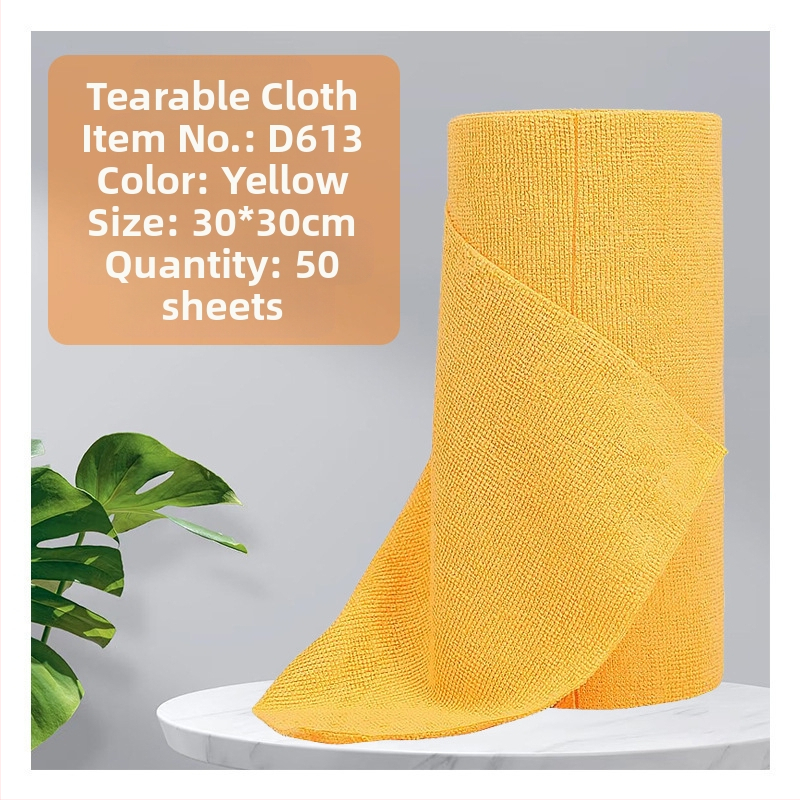 Ръчно късаща се удебелена абсорбираща маслоабсорбираща кърпа за почистване на кухня, домакинска микрофибърна ламинирана щампована кърпа за ръчно късане