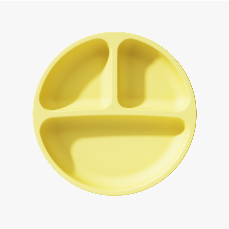 Piiriülene kuummüügis olev laste lauanõud, silikoonist dielektriline taldrik, laste beebisöötmislauanõud, kahvel, lusikas, imemiskettaga kauss, riisitasku