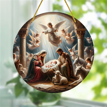 Διασυνοριακό νέο θρησκευτικό μενταγιόν αγίου Ιησού Χριστού Χριστουγεννιάτικο δώρο διακόσμησης εκκλησίας λίστα διακόσμησης σπιτιού λίστα διακόσμησης