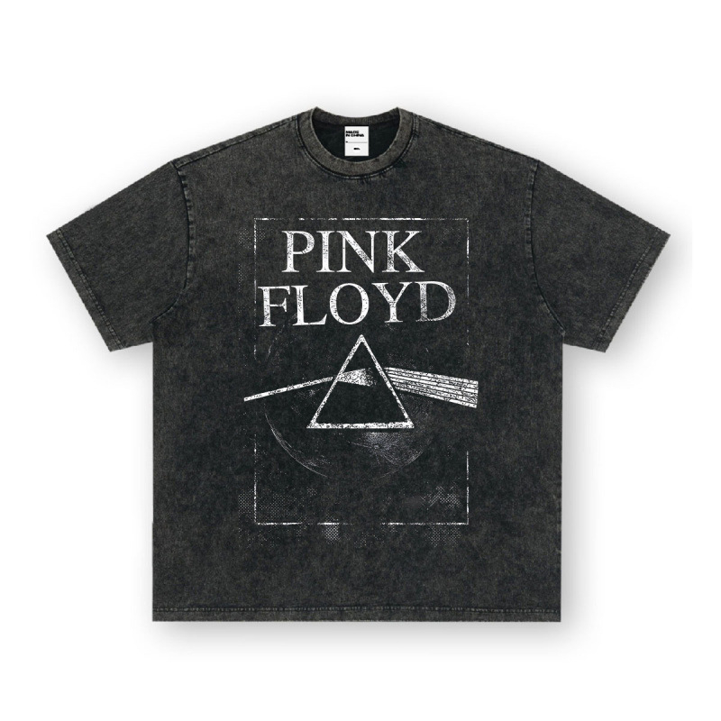 Nirvana Rock American 3D digitaaltrükiga retro lühikeste varrukatega T-särk, piiriülese trükiga, Ameerika moodne vintage puuvillaimitatsioon