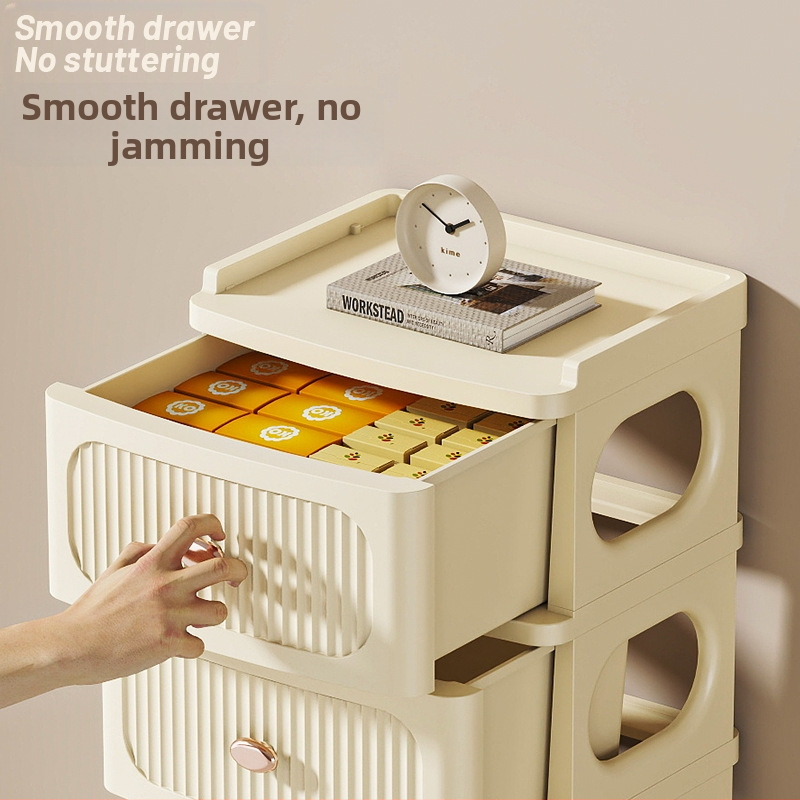 Шкаф за съхранение, многослоен шкаф за съхранение, подвижни дрехи, играчки, закуски, удебелен нов шкаф с чекмеджета