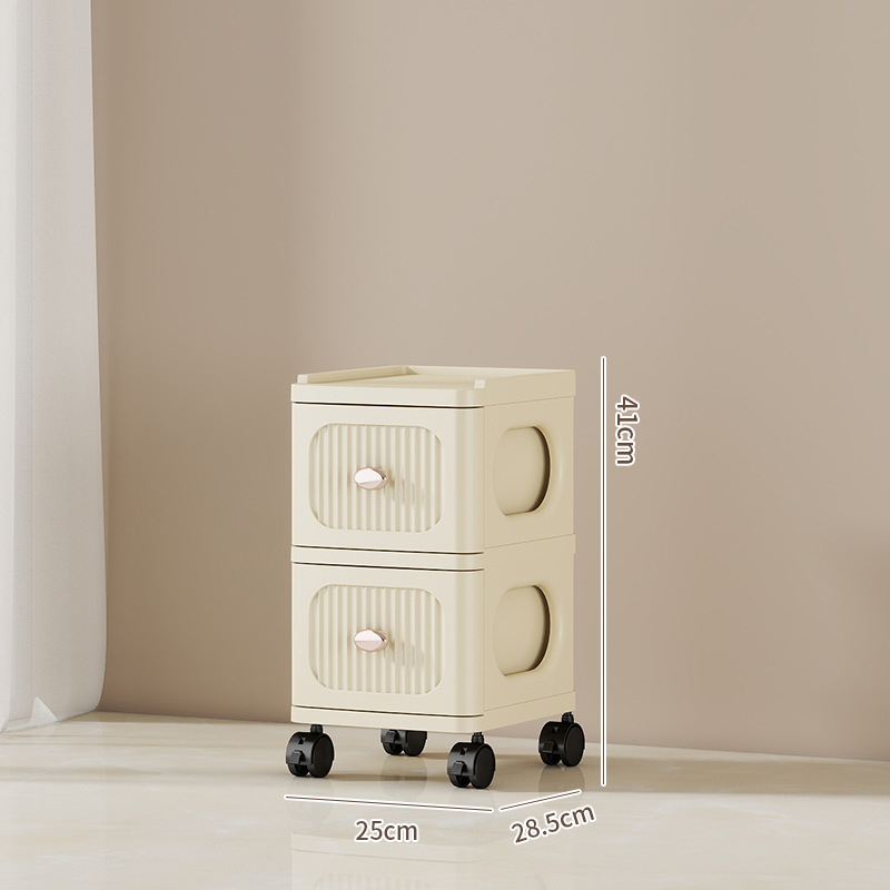 Tárolószekrény Többrétegű tárolóállvány Kivehető ruhák Játékok Sűrített új fiókos tárolószekrény Tárolószekrény