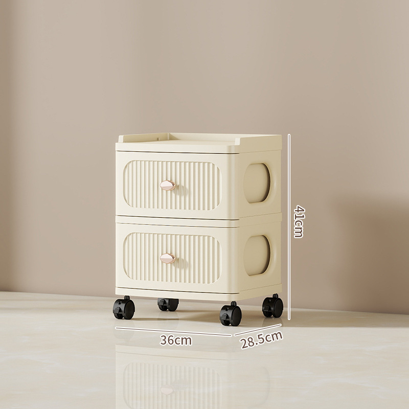 Tárolószekrény Többrétegű tárolóállvány Kivehető ruhák Játékok Sűrített új fiókos tárolószekrény Tárolószekrény