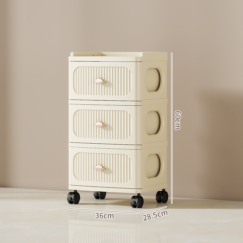 Tárolószekrény Többrétegű tárolóállvány Kivehető ruhák Játékok Sűrített új fiókos tárolószekrény Tárolószekrény