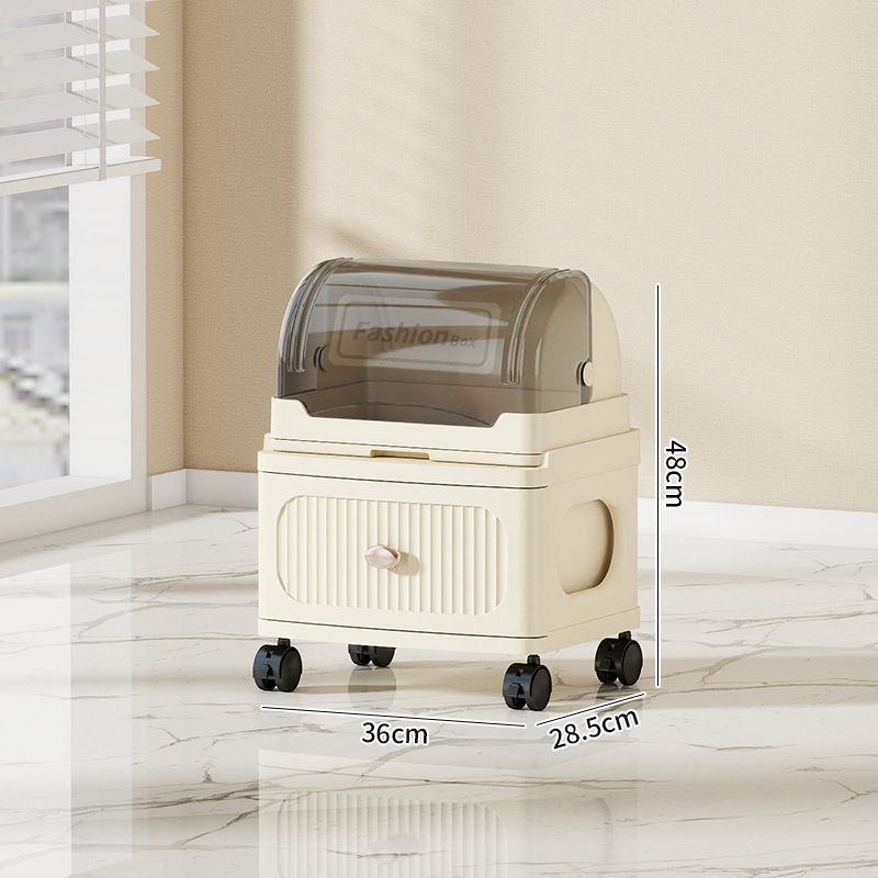 Tárolószekrény Többrétegű tárolóállvány Kivehető ruhák Játékok Sűrített új fiókos tárolószekrény Tárolószekrény