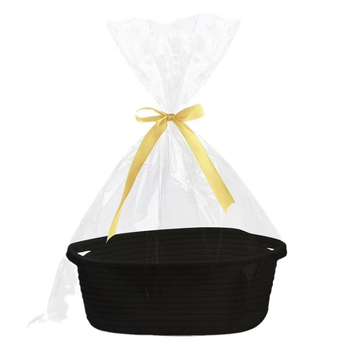 Σκανδιναβικό καλάθι αποθήκευσης χειρός Οβάλ καλάθι αποθήκευσης Καλάθι δώρων Καλάθι αποθήκευσης από βαμβακερό σχοινί Υφασμάτινη τσάντα σνακ για παιχνίδια