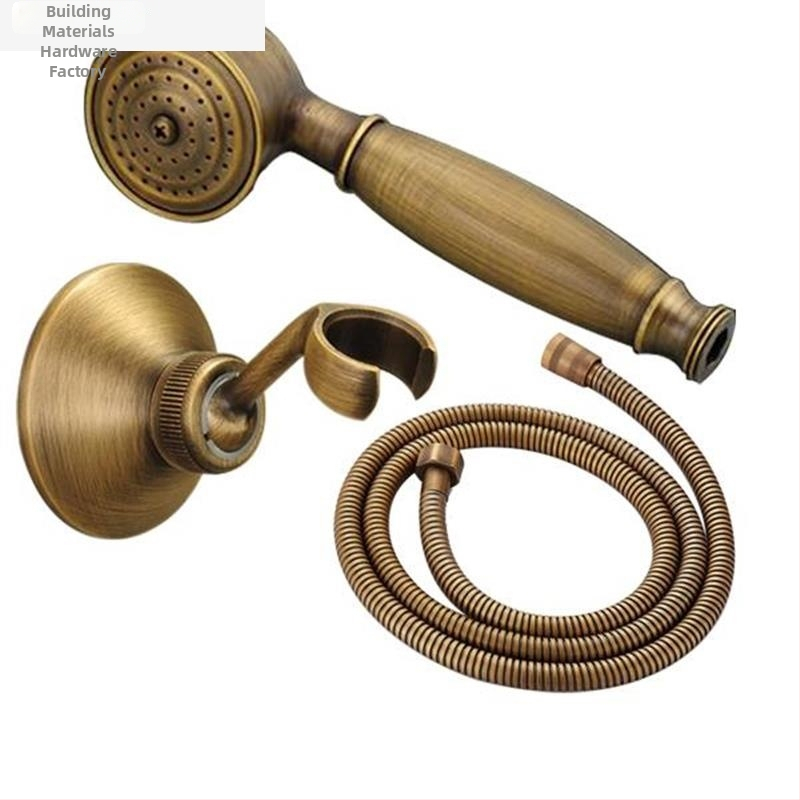 Eiropas senā retro stila dušas duša, pilnībā vara, tīra, melna, bronzas, rokas duša, maza, uzpūsta galvas duša, rokas aerosols, viena duša.