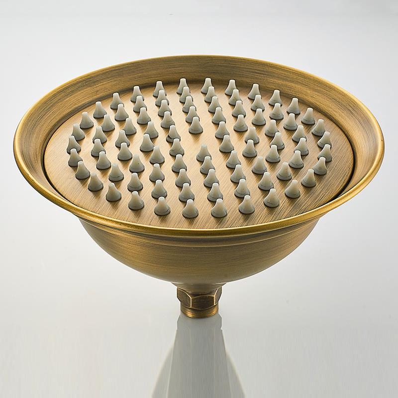 Európai ókori retró stílusú, tiszta réz, tiszta fekete bronz zuhanykabin, kézi kis, puffadt fejzuhany, kézi permetező, egyetlen zuhanyfejjel.