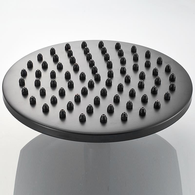 Európai ókori retró stílusú, tiszta réz, tiszta fekete bronz zuhanykabin, kézi kis, puffadt fejzuhany, kézi permetező, egyetlen zuhanyfejjel.