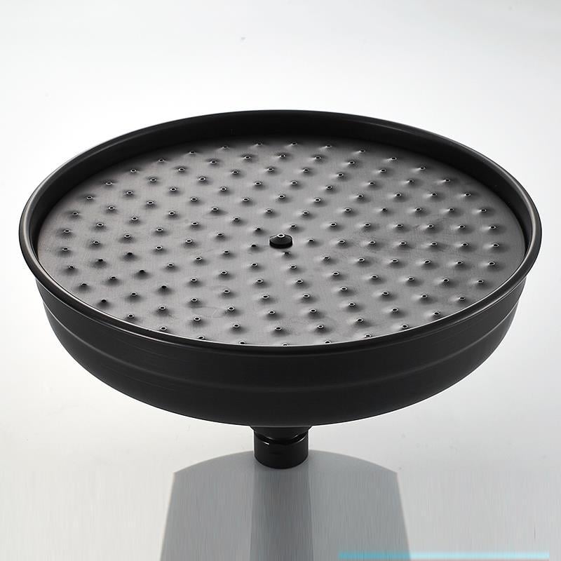 Európai ókori retró stílusú, tiszta réz, tiszta fekete bronz zuhanykabin, kézi kis, puffadt fejzuhany, kézi permetező, egyetlen zuhanyfejjel.