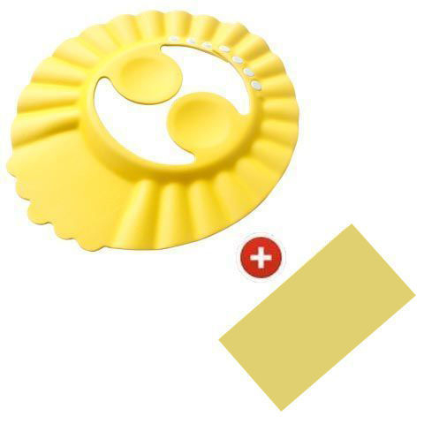 Vaikiška šampūno kepuraitė, atspari vandeniui, ausų apsauga, kūdikio dušo kepuraitė, reguliuojama kūdikio šampūno kepuraitė, vaikiška dušo kepuraitė