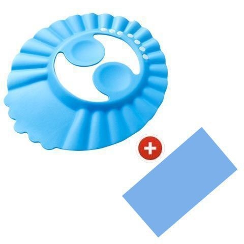 Vaikiška šampūno kepuraitė, atspari vandeniui, ausų apsauga, kūdikio dušo kepuraitė, reguliuojama kūdikio šampūno kepuraitė, vaikiška dušo kepuraitė