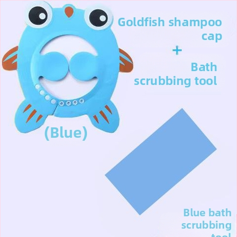 Vaikiška šampūno kepuraitė, atspari vandeniui, ausų apsauga, kūdikio dušo kepuraitė, reguliuojama kūdikio šampūno kepuraitė, vaikiška dušo kepuraitė
