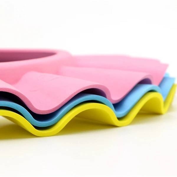 Vaikiška šampūno kepuraitė, atspari vandeniui, ausų apsauga, kūdikio dušo kepuraitė, reguliuojama kūdikio šampūno kepuraitė, vaikiška dušo kepuraitė