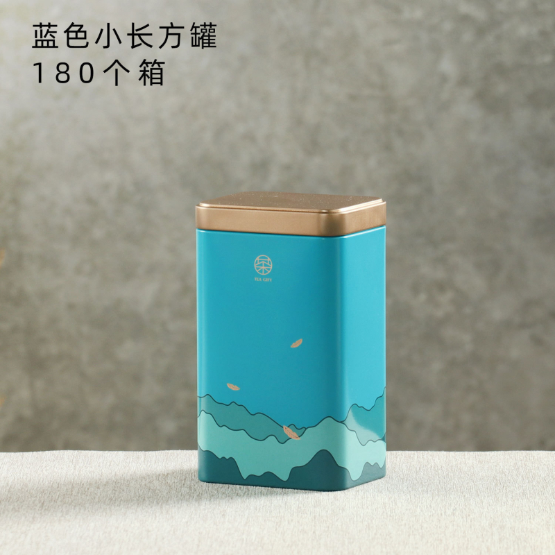 Teepurgid Kaks ja pool Jin must tee roheline tee universaalne suletud suur ruudukujuline lõhnastatud tee metallpurgid hulgimüük puudub