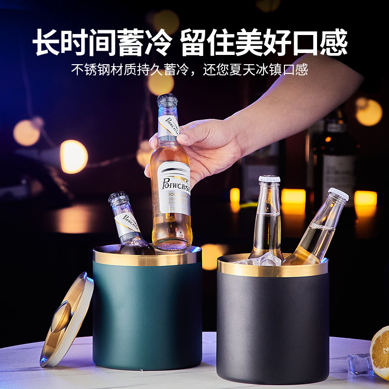 Roostevabast terasest jääämber, topeltpaksendatud veini-šampanjaämber, õlleämber, süljeämber kaanega, baar, KTV jääämber