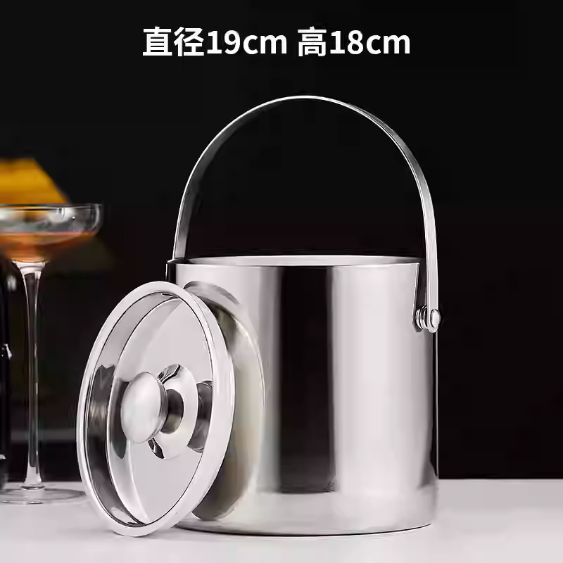 Roostevabast terasest jääämber, topeltpaksendatud veini-šampanjaämber, õlleämber, süljeämber kaanega, baar, KTV jääämber