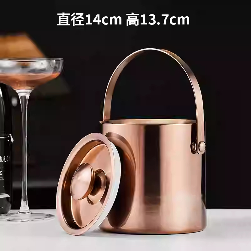 Roostevabast terasest jääämber, topeltpaksendatud veini-šampanjaämber, õlleämber, süljeämber kaanega, baar, KTV jääämber