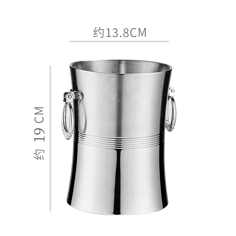 Roostevabast terasest jääämber, topeltpaksendatud veini-šampanjaämber, õlleämber, süljeämber kaanega, baar, KTV jääämber