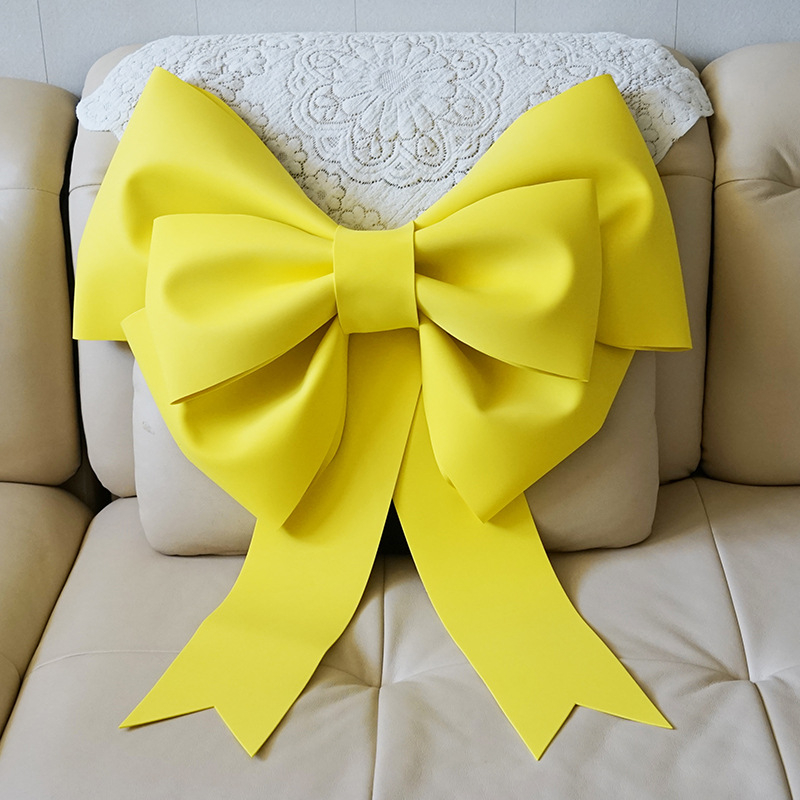 Ülisuur lipsuga materjalist kott sünnipäevatoa kaunistamine pulmapühade peokaunistused tausta seinale paigutus