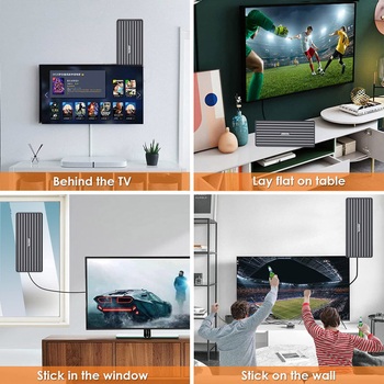 E-kaubanduse piiriülene Amazoni kuummudel 4K uue maapealse laine HDTV sise- ja välistingimustes kasutatav kõrglahutusega digitaaltelevisiooni antenn