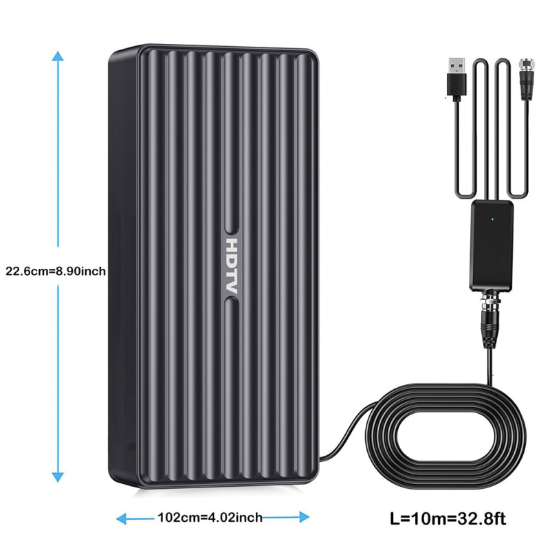 E-kaubanduse piiriülene Amazoni kuummudel 4K uue maapealse laine HDTV sise- ja välistingimustes kasutatav kõrglahutusega digitaaltelevisiooni antenn