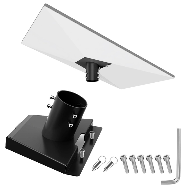 Скоба за покрив Star Starlink от 3-то поколение, метална триъгълна основа, комплект скоби Star Starlink Gen3, V3 тръбна връзка