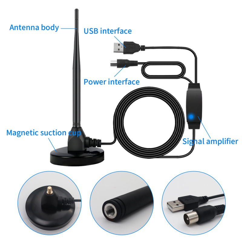 Kodune DTMB maapealne digitaaltelevisiooni antenn sisetelevisiooni antenn DTMB kodune HD-vastuvõtja